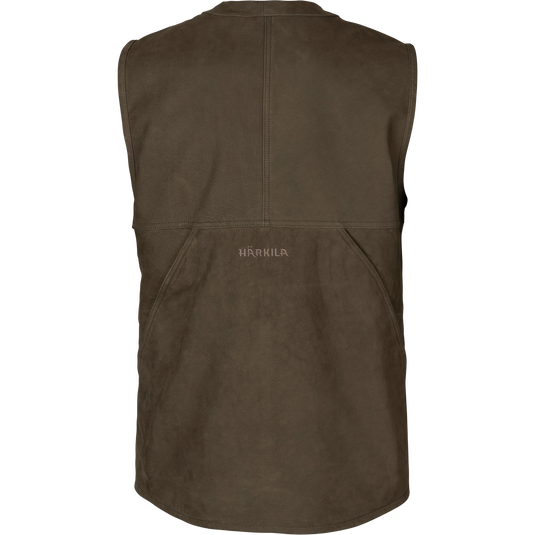 Härkila Pro Hunter Leather Waistcoat, willow green