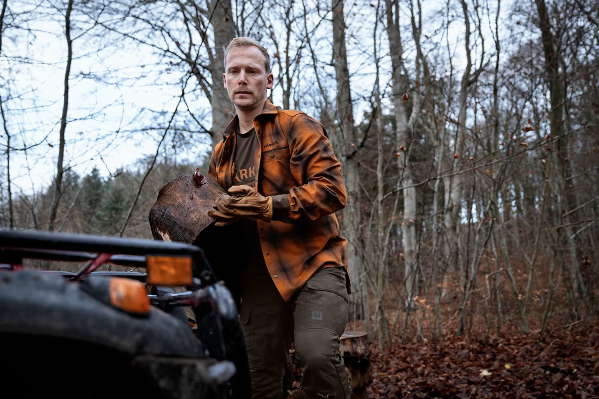 Härkila Folke Shirt Jacket, Maple Check