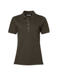 Gwyn Polo Shirt Women - Leather Brown