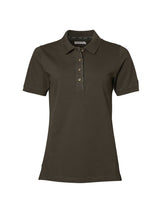 Gwyn Polo Shirt Women - Leather Brown