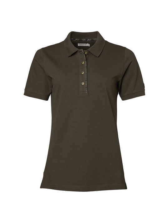 Gwyn Polo Shirt Women - Leather Brown