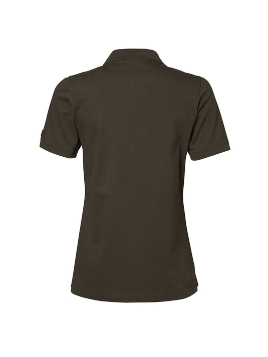 Gwyn Polo Shirt Women - Leather Brown