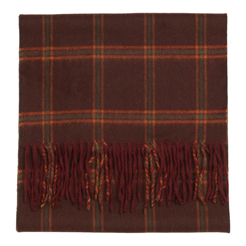 Hastings Scarf, wine/green/orange