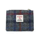 Harris Tweed Rory Coin-Card Purse, grey check