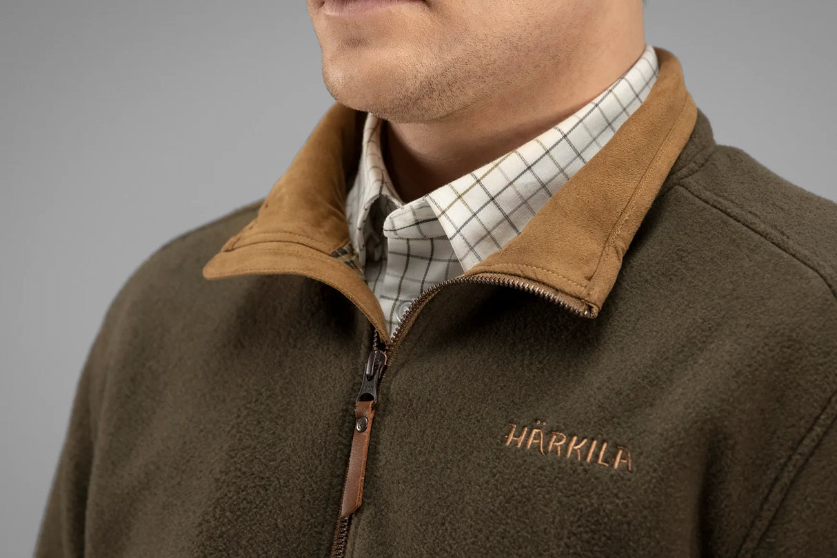 Härkila Sandhem Fleece Pullover, willow green melange