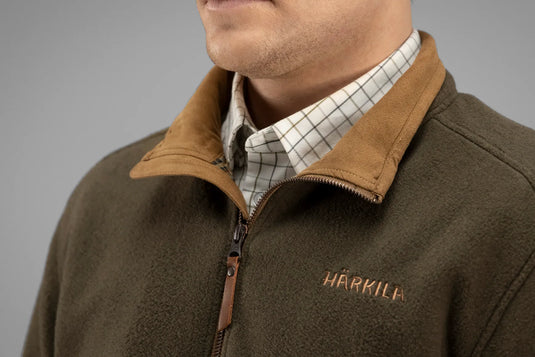 Härkila Sandhem Fleece Pullover, willow green melange