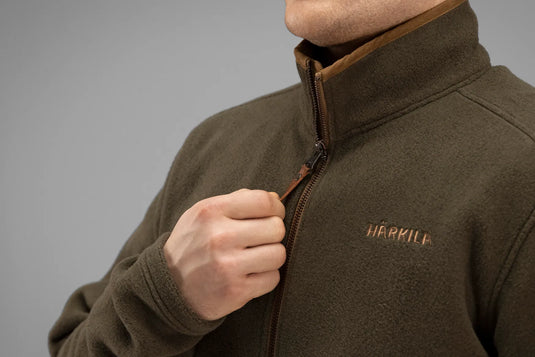 Härkila Sandhem Fleece Pullover, willow green melange