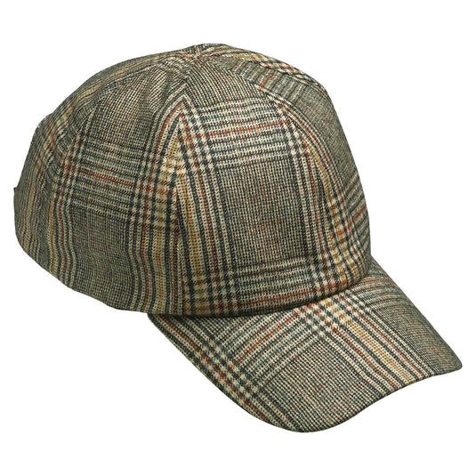 Laksen De Grey Tweed Baseball Cap