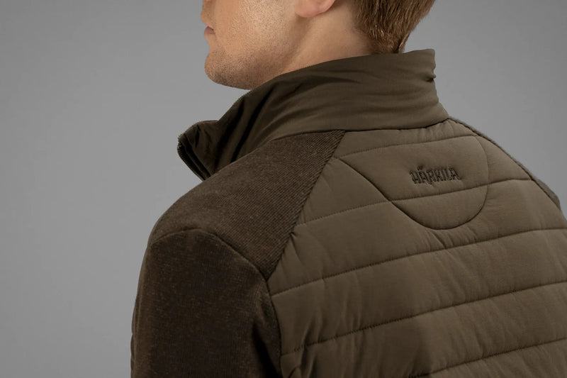 Afbeelding laden in Galerijviewer, Härkila Retrieve Insulated Cardigan, dark warm olive
