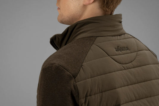 Härkila Retrieve Insulated Cardigan, dark warm olive