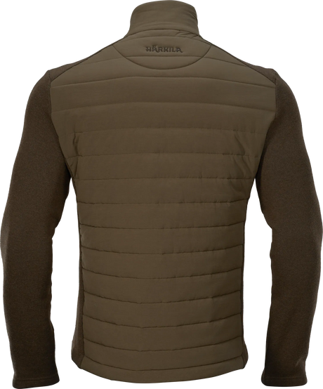 Härkila Retrieve Insulated Cardigan, dark warm olive
