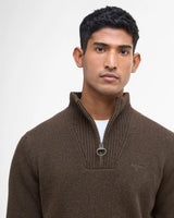 Barbour Essential Lambswool Half Zip, sandstone
