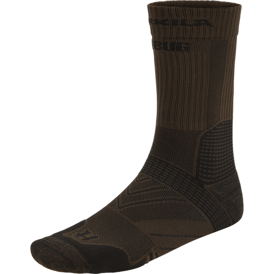 Härkila Trail Sock, dark olive/willow green