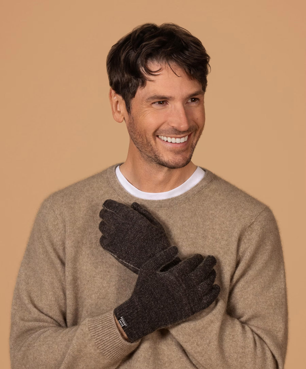 Noble Wilde Polyprop Possum Full Finger Glove, black/brown