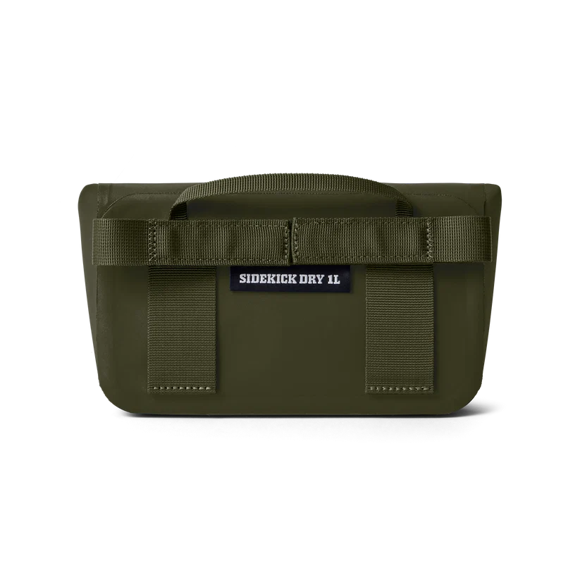 Yeti Sidekick Dry, waterdichte uitrustingskoffer, 1 liter, olive/king crab orange