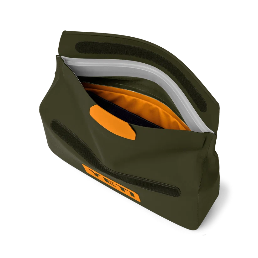Yeti Sidekick Dry, waterdichte uitrustingskoffer, 1 liter, olive/king crab orange