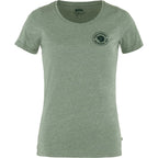 Fjällräven Logo T-shirt W, patina green melange