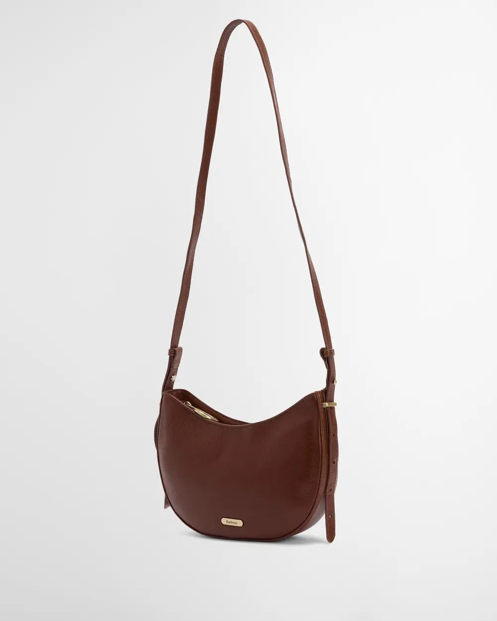 Barbour Sorrel Leather Sling Bag, brown