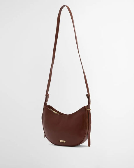 Barbour Sorrel Leather Sling Bag, brown