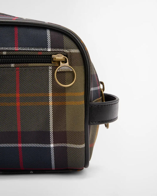 Barbour Tartan Washbag, classic