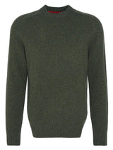 Barbour Grangetown Crew Neck Sweater, mid olive
