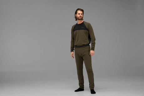 Härkila Heat L/S Shirt, willow green/black