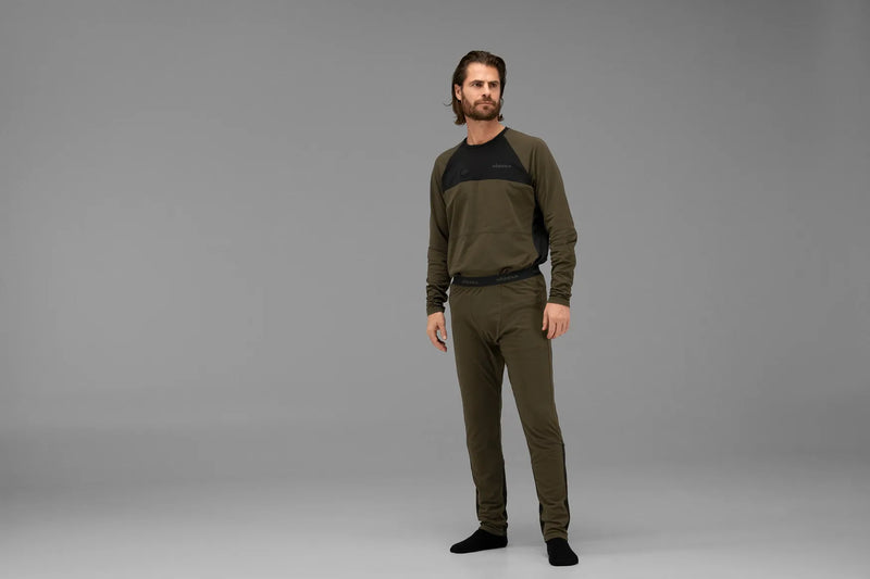 Afbeelding laden in Galerijviewer, Härkila Heat L/S Shirt, willow green/black
