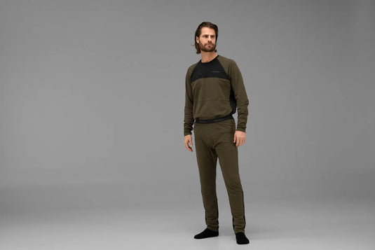 Härkila Heat L/S Shirt, willow green/black