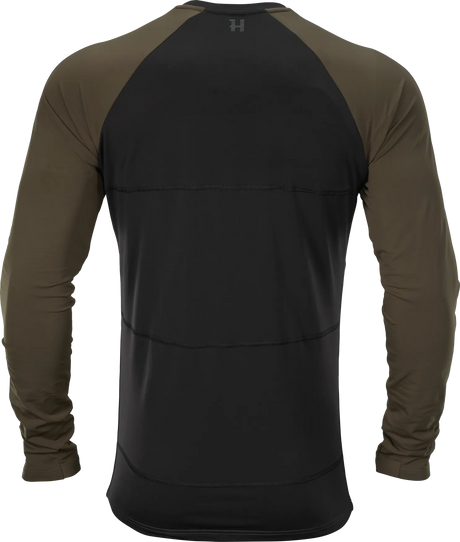 Härkila Heat L/S Shirt, willow green/black