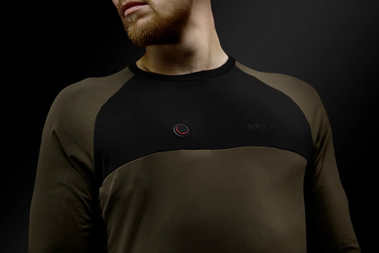 Härkila Heat L/S Shirt, willow green/black