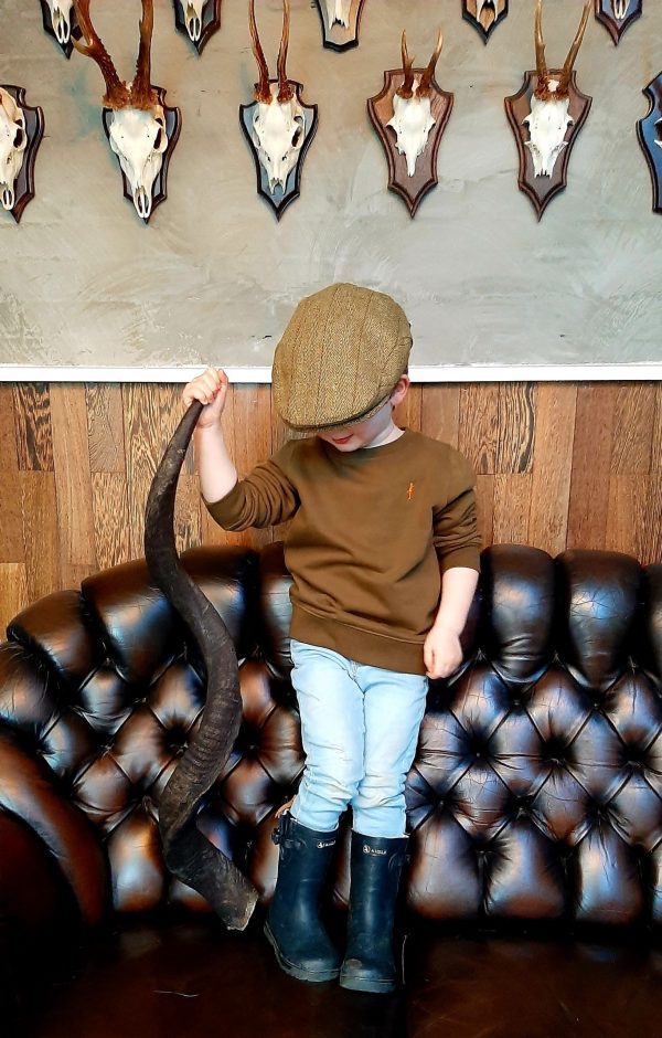 Afbeelding laden in Galerijviewer, Koedoe &amp; Co kindertrui/sweater, British green
