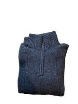 Noble Wilde Mens Javelin Zip Neck, neptune