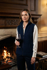 Noble Wilde Womens Gilet, maritime