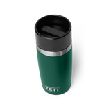 Yeti Rambler met commutercap, reisfles, 12 oz/355 ml, black forest green