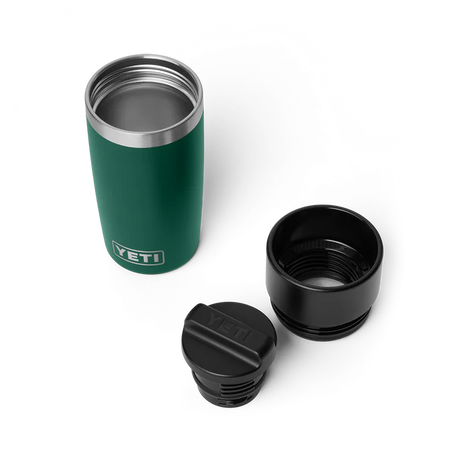 Yeti Rambler met commutercap, reisfles, 12 oz/355 ml, black forest green