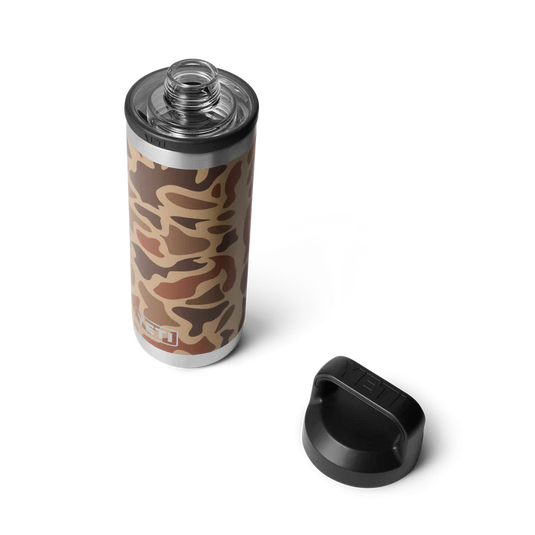 Yeti Rambler Bottle met Chug Cap, 18 oz/532 ml, wetlands camo