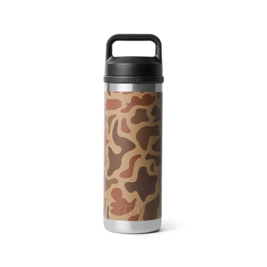 Yeti Rambler Bottle met Chug Cap, 18 oz/532 ml, wetlands camo
