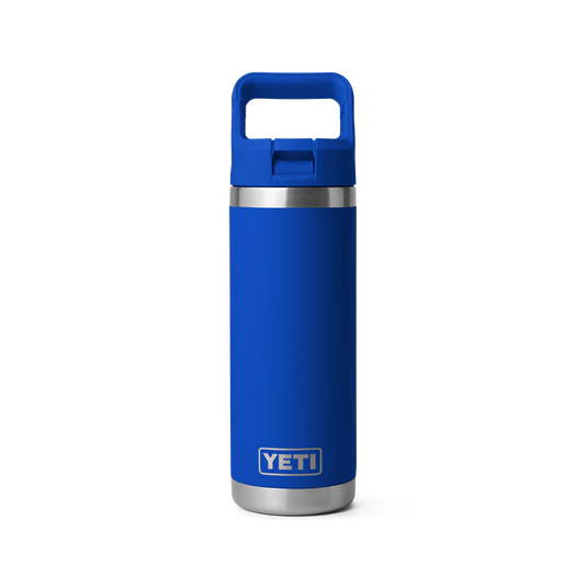 Yeti Rambler Straw Bottle, 18 oz/532 ml, royal blue