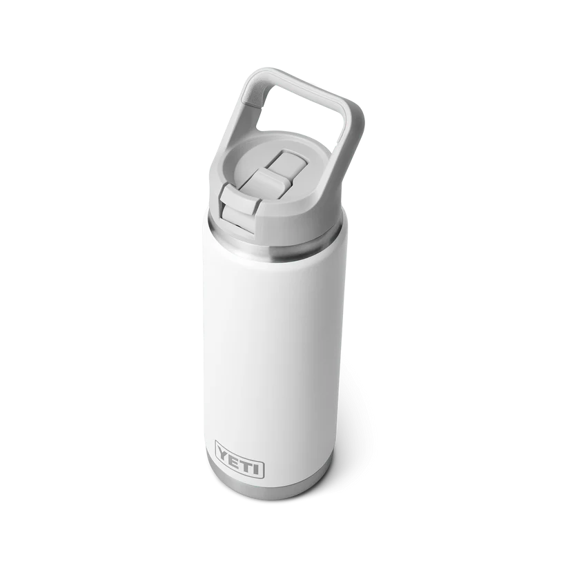 Yeti Rambler Straw Bottle, 26 oz/769 ml, white