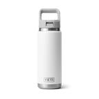 Yeti Rambler Straw Bottle, 26 oz/769 ml, white
