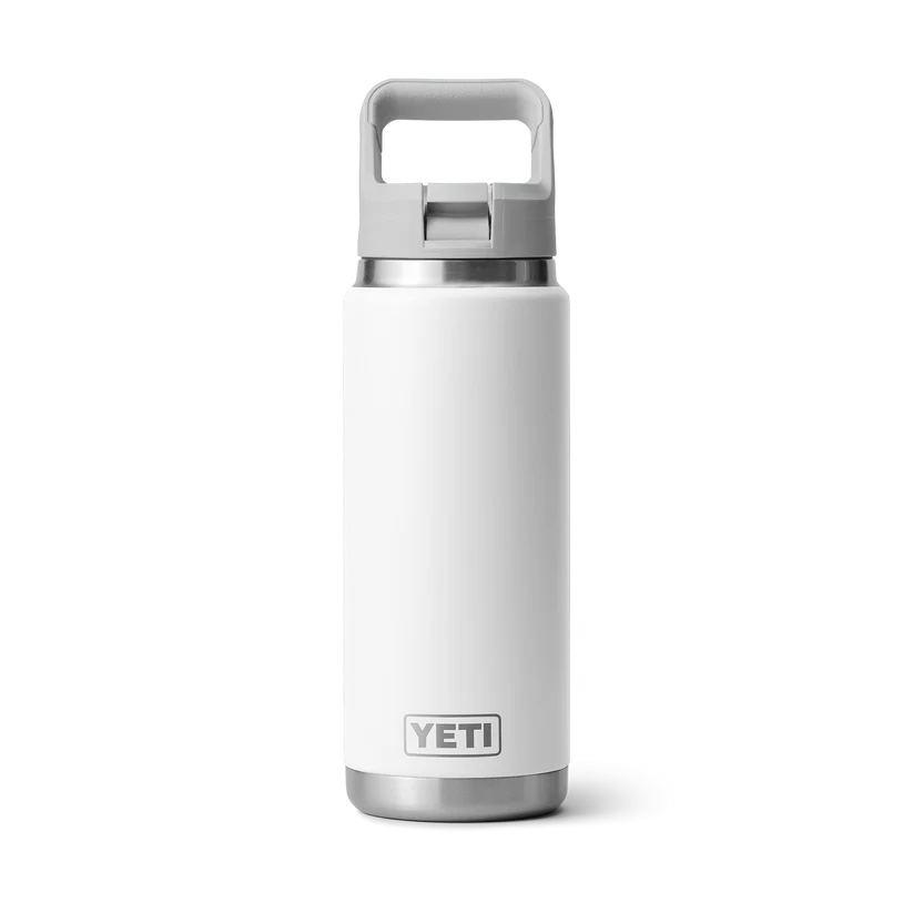 Yeti Rambler Straw Bottle, 26 oz/769 ml, white