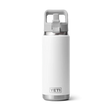 Yeti Rambler Straw Bottle, 26 oz/769 ml, white
