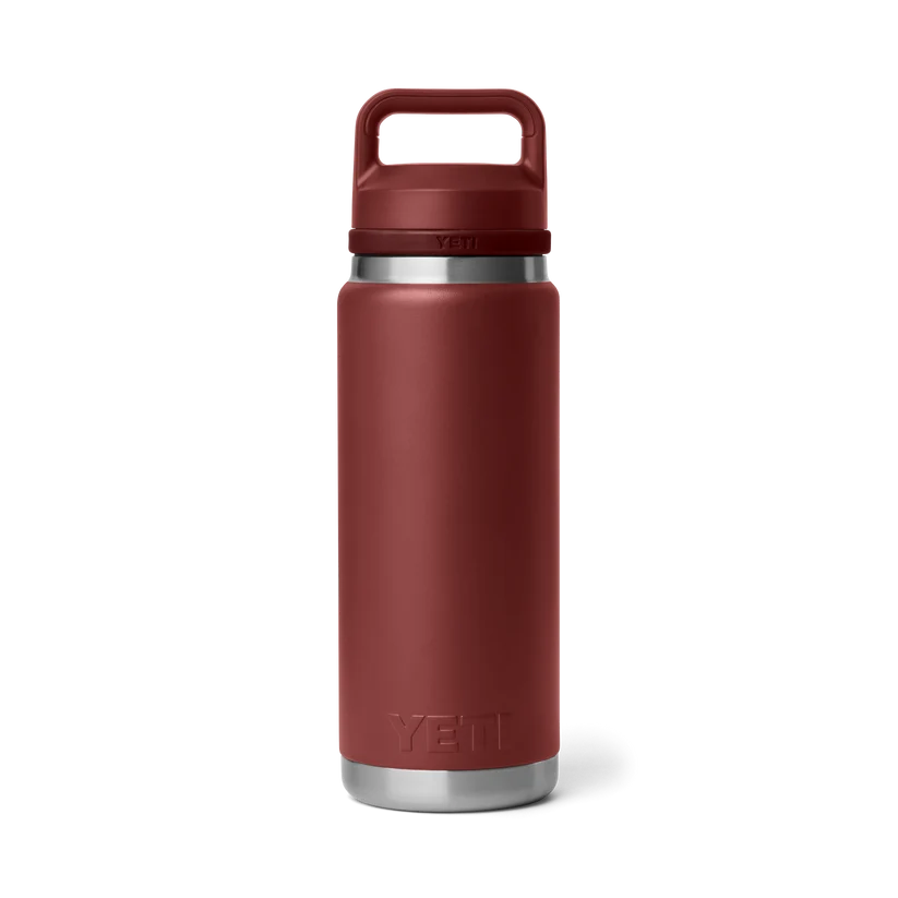 Yeti Rambler Bottle met Chug Cap, 26 oz/769 ml, stag red
