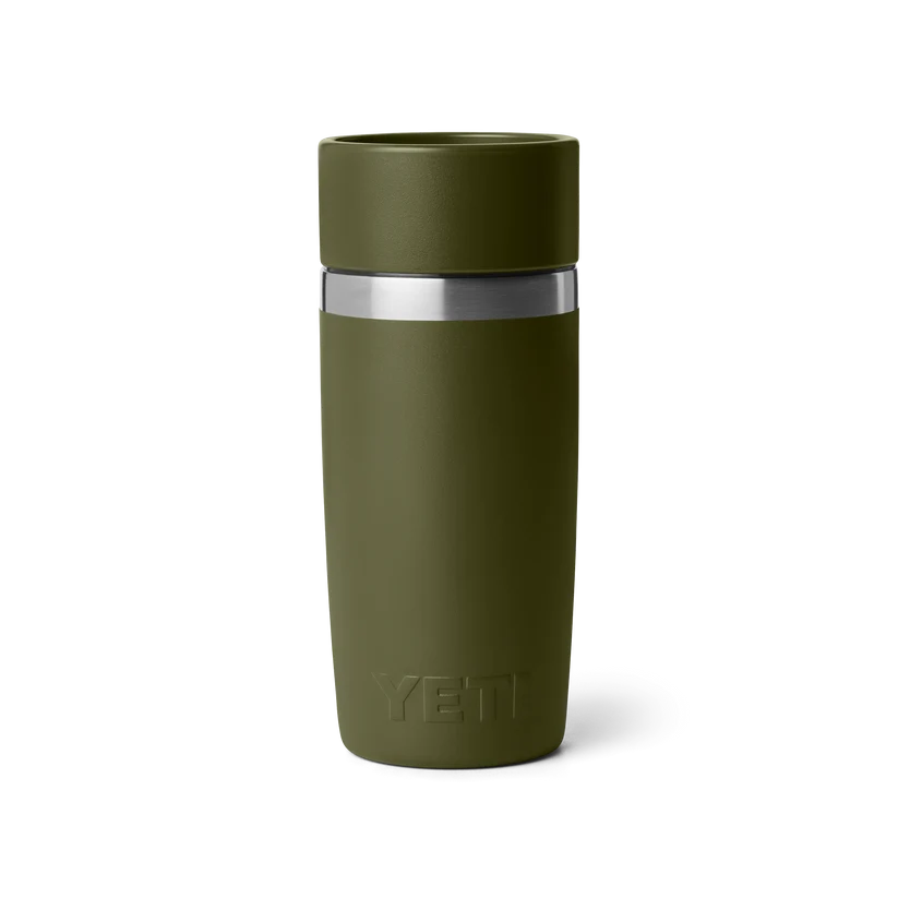 Yeti Rambler met commutercap, reisfles, 12 oz/355 ml, olive/king crab orange