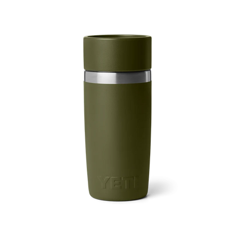 Yeti Rambler met commutercap, reisfles, 12 oz/355 ml, olive/king crab orange
