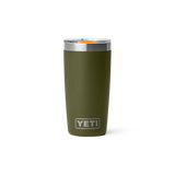 Yeti Rambler met magslider deksel, 10 oz/295 ml, olive/king crab orange