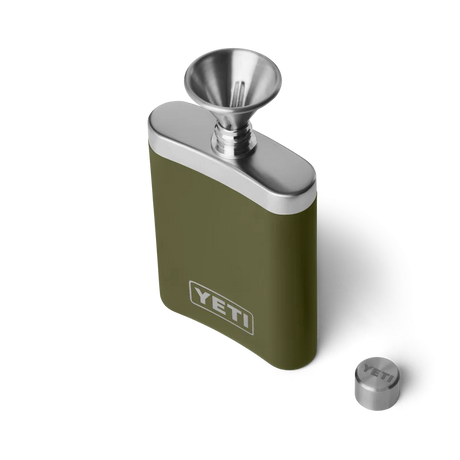 Yeti Rambler Flask, olive/upland bird