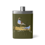 Yeti Rambler Flask, olive/upland bird