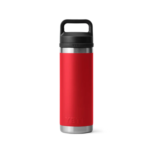Yeti Rambler Bottle met Chug Cap, 18 oz/532 ml, rescue red