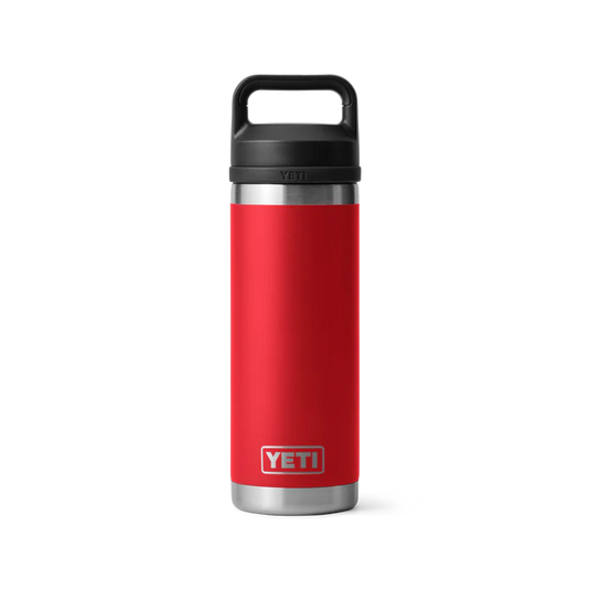 Yeti Rambler Bottle met Chug Cap, 18 oz/532 ml, rescue red